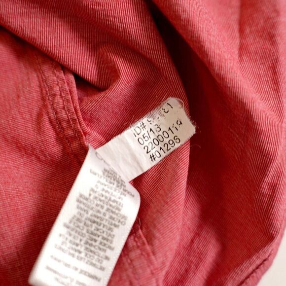 Express 1MX Pink Large 16 - 16.5‎ Exra Slim Micro Side Striped Dress Shirt - Picture 10 of 10